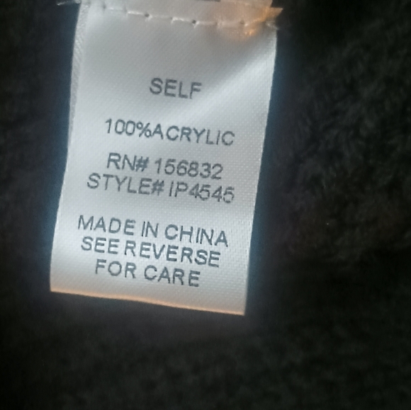 BIBI Color Block Mock Neck Sweater  With Cold Shoulder Women's L lvory Black NWT - Picture 9 of 10